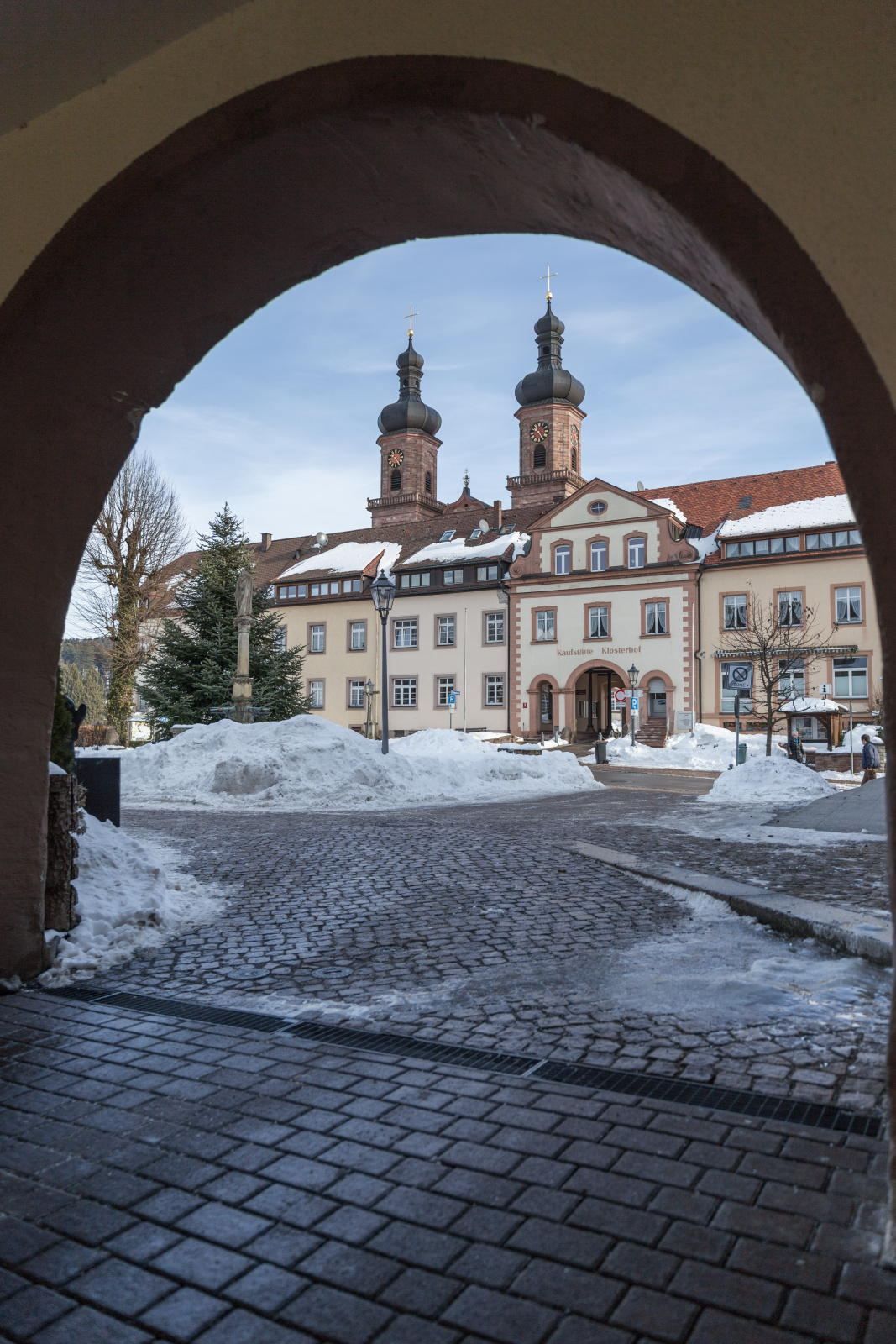 Klosterhof St. Peter im Winter